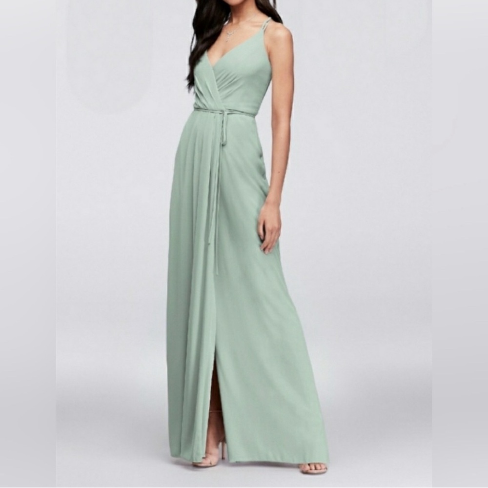 David’s bridal dusty sage dress